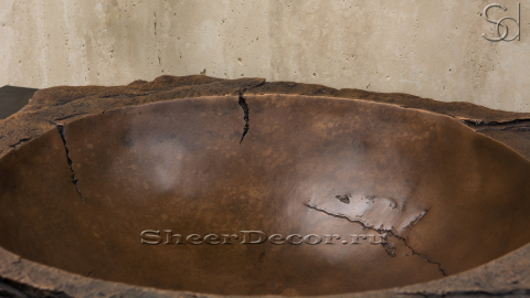 Кованая раковина Bora из бронзы Bronze ИНДОНЕЗИЯ 263300311 для ванной_2