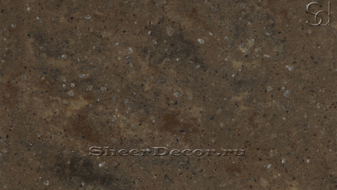 Акриловая плитка и слэбы из коричневого акрилового камня Browngrainystone 422_1