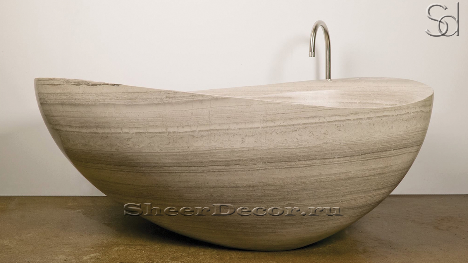 Каменная ванна Debora из мрамора Striato Eleganto_1600_pixels_2 Каменная ванна Debora из коричневого мрамора Striato Eleganto_1600_pixels_2