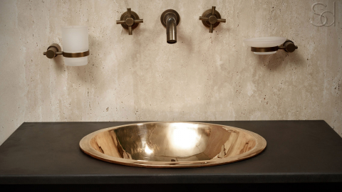 Кованая раковина Dipti из бронзы Bronze ИНДОНЕЗИЯ 286300111 для ванной_4