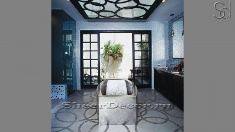 Дизайнерская ванна Olivia M4 из бронзы Chrome Bronze117303654 производство ИНДОНЕЗИЯ_1