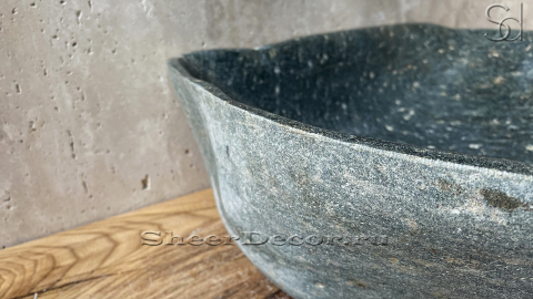 Раковина для ванной Piedra M217 из речного камня  Gris ИНДОНЕЗИЯ 00504511217_5