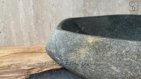 Раковина для ванной Piedra M220 из речного камня  Gris ИНДОНЕЗИЯ 00504511220_5