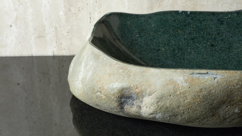 Раковина для ванной Piedra M361 из речного камня  Gris ИНДОНЕЗИЯ 00504511361_4