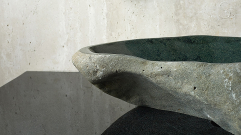 Раковина для ванной Piedra M361 из речного камня  Gris ИНДОНЕЗИЯ 00504511361_7