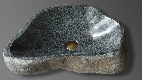 Мойка в ванную Piedra M391 из речного камня  Gris ИНДОНЕЗИЯ 00504511391_1