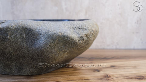 Мойка в ванную Piedra M40 из речного камня  Gris ИНДОНЕЗИЯ 0050451140_4