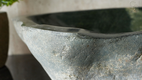 Мойка в ванную Piedra M417 из речного камня  Negro ИНДОНЕЗИЯ 00506911417_9