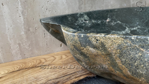 Мойка в ванную Piedra M275 из речного камня  Verde ИНДОНЕЗИЯ 00503011275_5