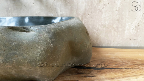 Мойка в ванную Piedra M282 из речного камня  Verde ИНДОНЕЗИЯ 00503011282_8