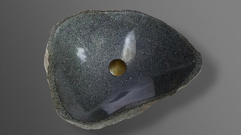 Раковина для ванной Piedra M359 из речного камня  Verde ИНДОНЕЗИЯ 00503011359_1