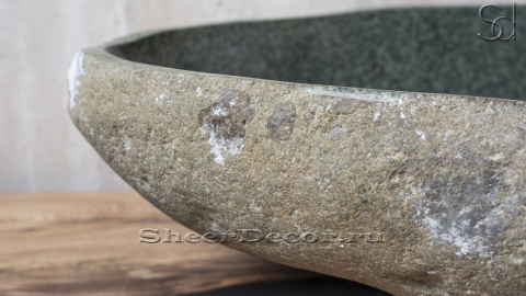 Мойка в ванную Piedra M113 из речного камня  Verde ИНДОНЕЗИЯ 00503011113_3