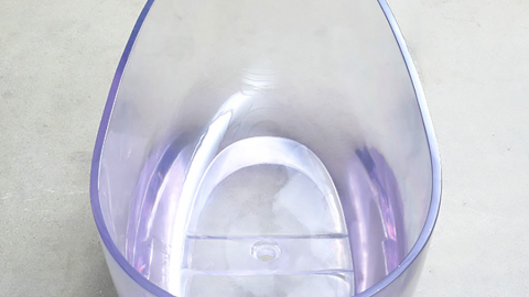 Ванна Rosio из бесцветного акрилового стекла Clear Violet ИТАЛИЯ 500801151_3