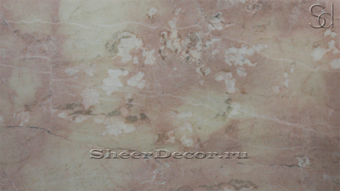 Мраморная плитка и слэбы из натурального мрамора Rosso Portogallo розового цвета_1