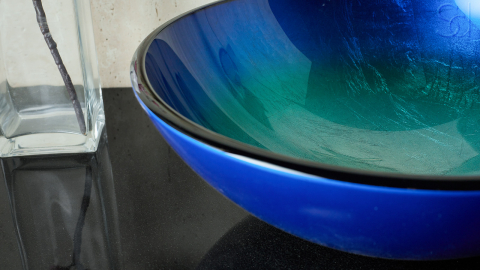 Раковина Sfera из закаленного стекла Glass BlueGardient ПОЛЬША 001000111 для ванной комнаты_5