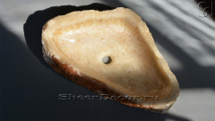 Мойка в ванную Hector M15 из речного камня  Honey Onyx ИНДИЯ 0070161115_1