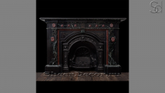 Каменный портал черного цвета для облицовки камина Djun из мрамора Evenos Black 289117401_3
