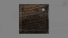 Каменный поддон в душ Ritter Standart из коричневого мрамора Brown Tiny 054007161_1