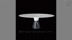 Мраморный стол Luciano Broad из камня Calacatta Gold_1