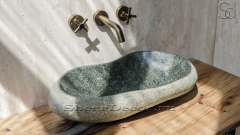 Мойка в ванную Piedra M56 из речного камня  Verde ИНДОНЕЗИЯ 0050301156_1