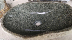 Раковина для ванной комнаты Piedra M248 из речного камня  Gris ИНДОНЕЗИЯ 00504511248_1