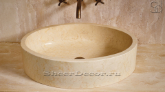 Мраморная раковина Margo из желтого камня Silvia Oro ЕГИПЕТ 100029111 для ванной комнаты_1