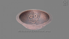 Кованая раковина Sfera M31 из листовой меди Copper ИНДОНЕЗИЯ 0012008131 для ванной комнаты_1