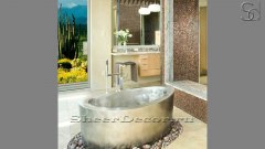 Дизайнерская ванна Margo M6 из бронзы Chrome Bronze100303656 производство ИНДОНЕЗИЯ_1