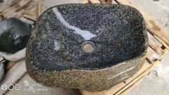 Раковина для ванной комнаты Piedra M252 из речного камня  Gris ИНДОНЕЗИЯ 00504511252_1