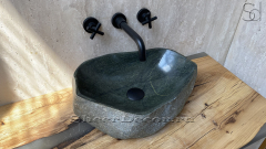 Мойка в ванную Piedra M288 из речного камня  Verde ИНДОНЕЗИЯ 00503011288_1