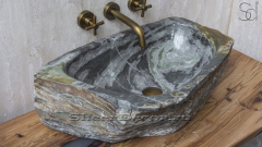 Раковина для ванной Hector M13 из речного камня  Dragon Green ИНДИЯ 0070141113_1