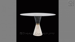 Мраморный стол Luciano Tondo из камня Nero Marquina_1
