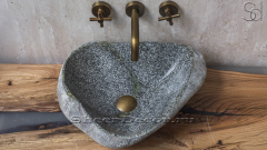 Раковина для ванной Piedra M106 из речного камня  Blanca ИНДОНЕЗИЯ 00508411106_1