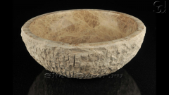 Мраморная курна круглой формы Bowl из бежевого мрамора Emperador Light ИСПАНИЯ 637061321_1