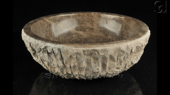 Каменная курна круглой формы Bowl из коричневого мрамора Emperador Dark ИСПАНИЯ 637042321_1