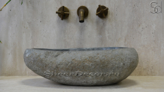 Раковина для ванной Piedra M3 из речного камня  Gris ИНДОНЕЗИЯ 005045113_1