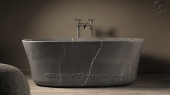 Каменная ванна Tramonto из коричневого мрамора Bronze Amani 732083051_2
