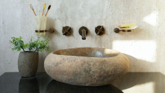 Мойка в ванную Piedra M382 из речного камня  Verde ИНДОНЕЗИЯ 00503011382_2