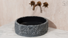 Мраморная раковина Kale из черного камня Nero Marquina ИСПАНИЯ 019018311 для ванной комнаты_1