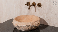Мраморная раковина Ronda из бежевого камня Jura Beige ТУРЦИЯ 003062311 для ванной комнаты_1