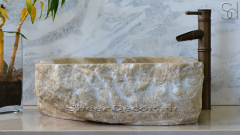 Раковина для ванной Hector из речного камня  Herbal Honey ИНДОНЕЗИЯ 007427111_1