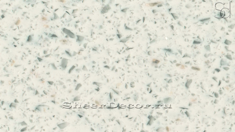 Акриловые слэбы и плитка из белого акрилового камня Whitegrainystone 587_1