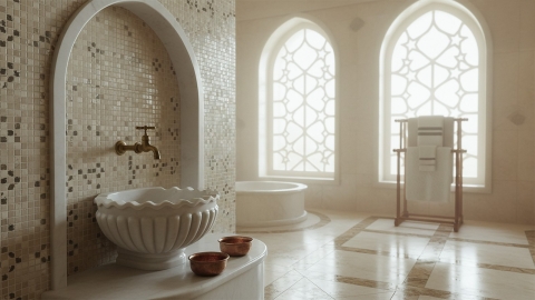 Каменная курна нестандартной формы Albertina из белого мрамора Clouds ИСПАНИЯ 750010421_2