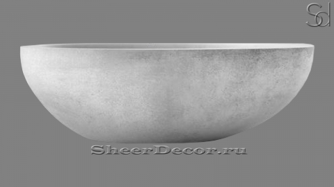 Ванна Anna M14 из декоративного бетона Grey C6 0173449514 серого цвета_1