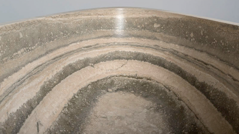 Эксклюзивная ванна Anna из серого травертина Silver travertine 017399151_6