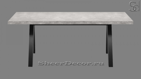 Стол Anzio Standard из декоративного бетона Grey C3 серый 112341941_1