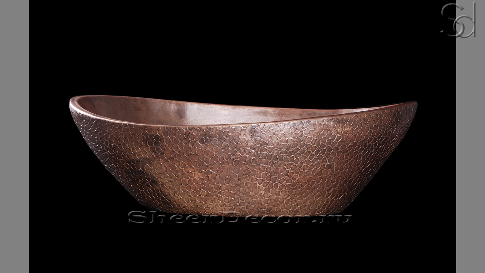 Кованая раковина Arizu M2 из бронзы Gold Bronze ИНДОНЕЗИЯ 239302812 для ванной_1