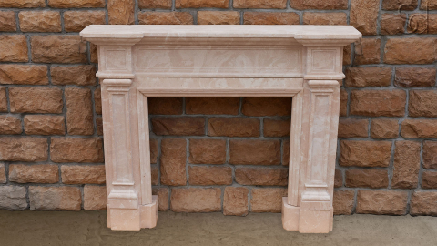 Декоративный портал коричневого цвета для облицовки камина Austin M2 из архитектурного бетона Concrete Honey 125348002_5
