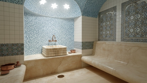 Мраморная курна квадратной формы Baile из розового мрамора Sunset Red ПАКИСТАН 102057121_4