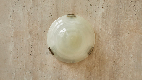 Настенный светильник бра Bell WS из камня оникса White Onyx_2
